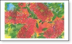 Bottlebrush gift tag
